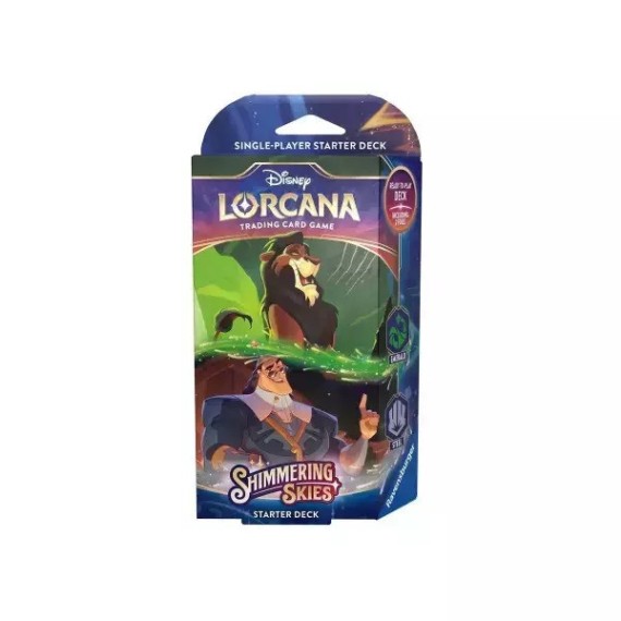 Disney Lorcana TCG: Shimmering Skies Starter Deck (Emerald & Steel)