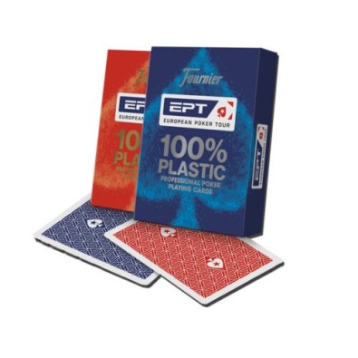 European Poker Tour (ERT) Official 100% Plastic Playing Cards (Red) European Poker Tour (ERT) Official 100% Plastic Playing Cards (Red)
