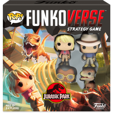 Funkoverse Strategy Game: Jurassic Park 4-Pack Funkoverse Strategy Game: Jurassic Park 4-Pack