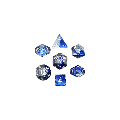Gemini Polyhedral Blue-Steel /white x7 Gemini Polyhedral Blue-Steel /white x7