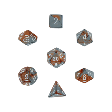 Gemini Polyhedral Copper-Steel /white x7