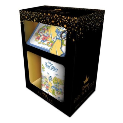 Snow White And The Seven Dwarfs (Pastel Princess) Mug Coaster Keychain Gift Set Snow White And The Seven Dwarfs (Pastel Princess) Mug Coaster Keychain Gift Set