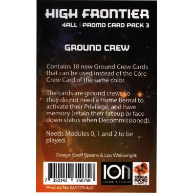 High Frontiers 4 All Promo Pack 3 The Crew