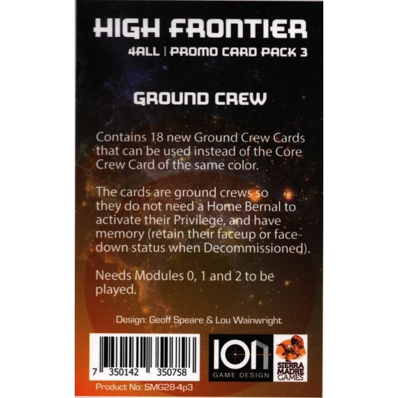 High Frontiers 4 All Promo Pack 3 The Crew