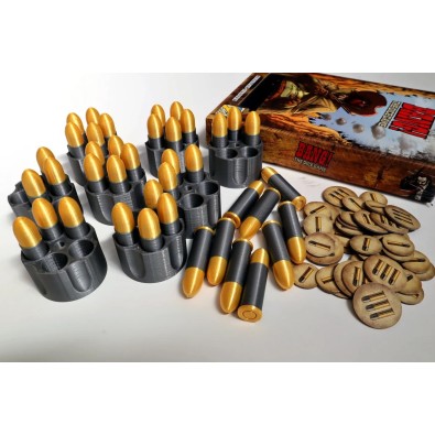 Life tokens suitable for Bang! and Bang! the Dice game for 8 players