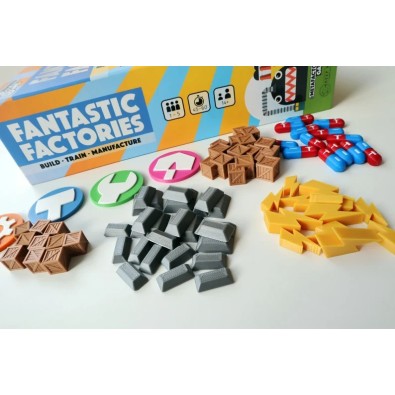 Upgraded tokens suitable for Fantastic Factories Base Game