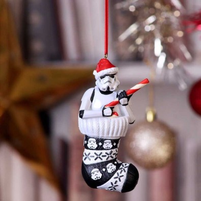 Stormtrooper in Stocking Hanging Ornament 11.5cm Stormtrooper in Stocking Hanging Ornament 11.5cm