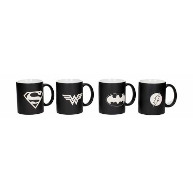 SD - DC Comics set of 4 logo mugs SD - DC Comics set of 4 logo mugs
