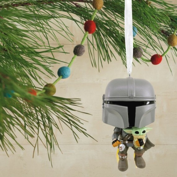 Funko Pop! ornament Mandalorian with Grogu 8 cm