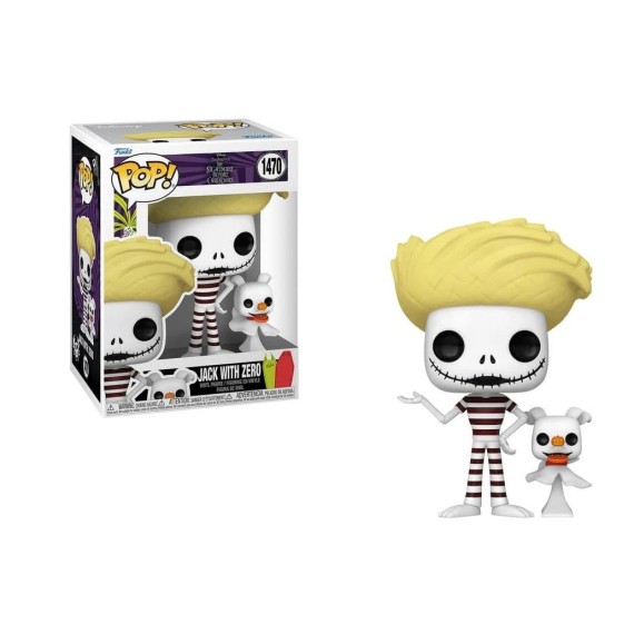 Nightmare before Christmas POP! Disney Vinyl Figure Jack with Zero(Beach)