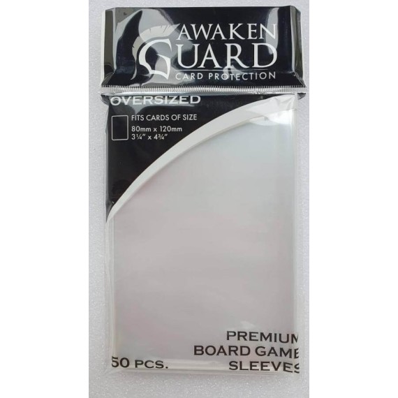 Awaken Guard: Premium Large Board Game sleeves (80x120) (50pcs)