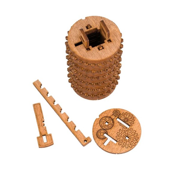 Kryptos - Cryptex Wooden Kit