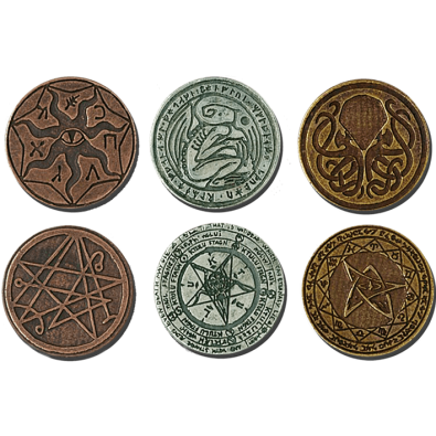 Cthulhu Metal Coins Set (x24)