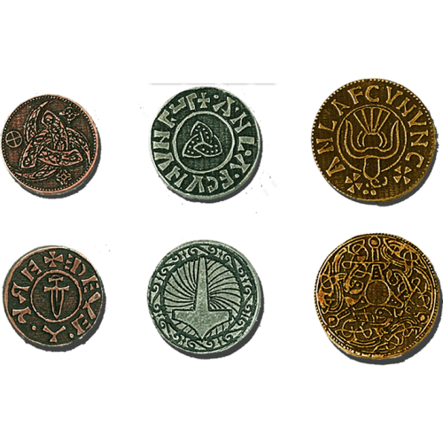 Viking Metal Coins Set (x24)