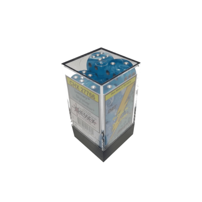 Luminary Skysilver 16mm d6 Dice Set x12