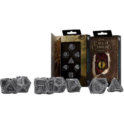 Metal Call of Cthulhu Dice Set (7)
