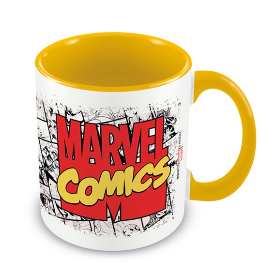 Marvel Comics – Logo Yellow Coloured Inner Mug