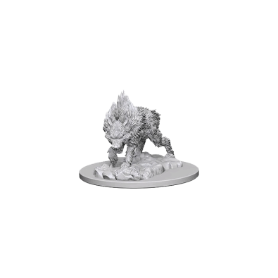 Pathfinder Deep Cuts Unpainted Miniatures: Dire Wolf