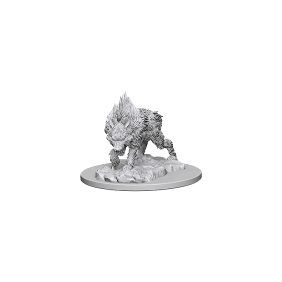 Pathfinder Deep Cuts Unpainted Miniatures: Dire Wolf