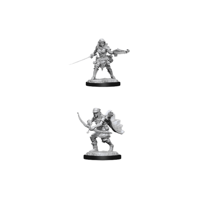 Pathfinder Deep Cuts Unpainted Miniatures: Female Half-Elf Ranger
