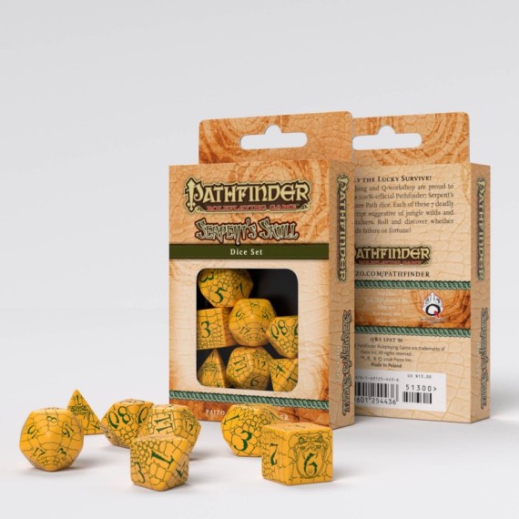 Pathfinder Serpents Skull Dice Set