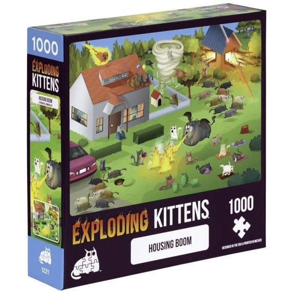 Exploding Kittens Puzzle 1000pcs - Housing Boom