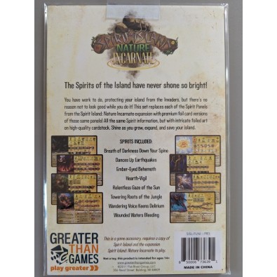 Spirit Island: Nature Incarnate – Premium Foil Spirit Panels