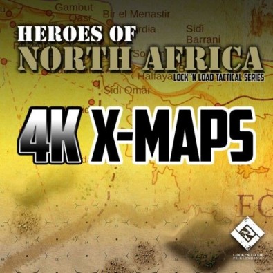 Lock 'n Load Tactical: Heroes of North Africa 4K X-Maps