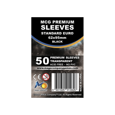 Premium Transparent Sleeves (59x92) - 50C Premium Transparent Sleeves (59x92) - 50C