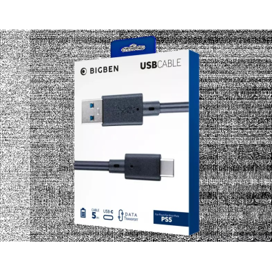 PS5 Nacon Braided USB-C Cable 5m Charge & Data