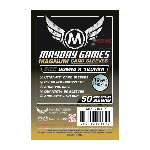 Magnum Gold Ultra Fit Premium Sleeves (80x120) - 50C