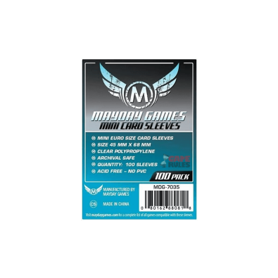 Mini Euro Sleeves (45x68) - 100C