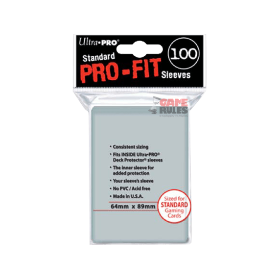 Ultra Pro - Standard Pro-Fit Sleeves (64x89) - 100C