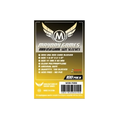 Mayday Games Mini USA Sleeves (41x63) - 100C