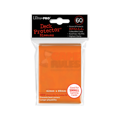 Ultra Pro Small Sleeves (62x89) - Orange