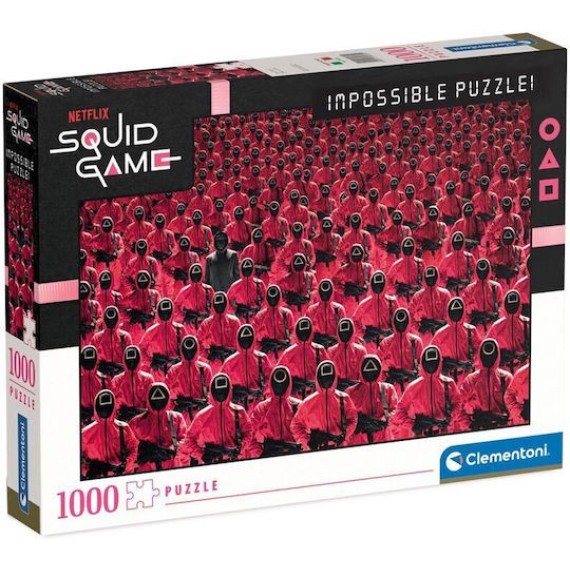 Clementoni Παζλ Impossible Squid Game 1000 τμχ