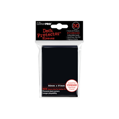 Standard Card Sleeves (66x91) - Black