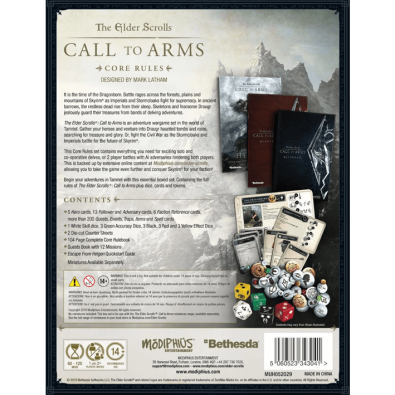 The Elder Scrolls: Call to Arms - Core Rules Box