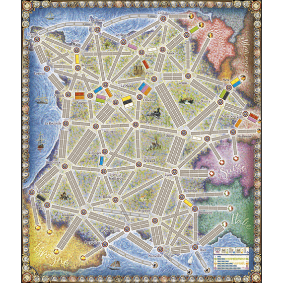 Ticket to Ride Map Collection: Volume 6 – France & Old West