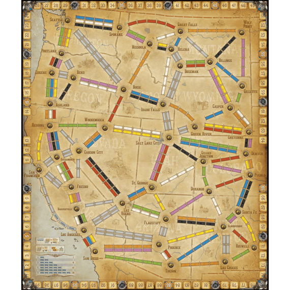 Ticket to Ride Map Collection: Volume 6 – France & Old West