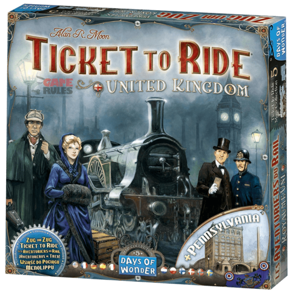 Ticket to Ride Map Collection: Volume 5 – United Kingdom & Pennsylvania