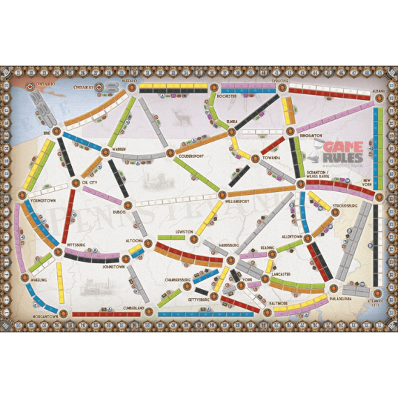 Ticket to Ride Map Collection: Volume 5 – United Kingdom & Pennsylvania