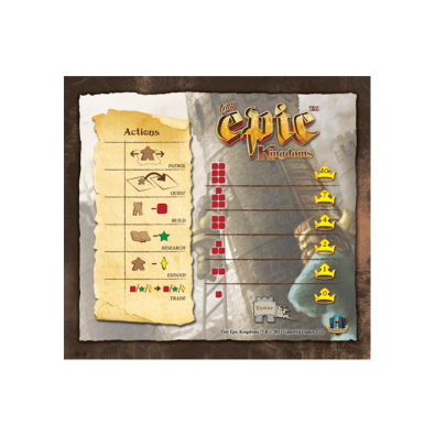 Tiny Epic Kingdoms - Action Mat