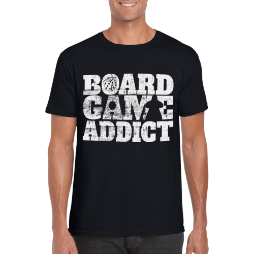 T-shirt: Addict - Black