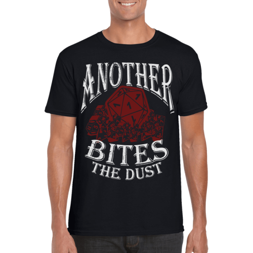 T-shirt: Another 1 Bites the Dust - Black