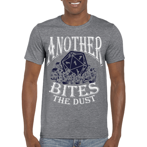 T-shirt: Another 1 Bites the Dust - Grey