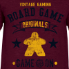 T-shirt: Vintage Gaming - Burgundy