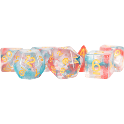 Unicorn Resin Polyhedral Dice Set Astral Swell