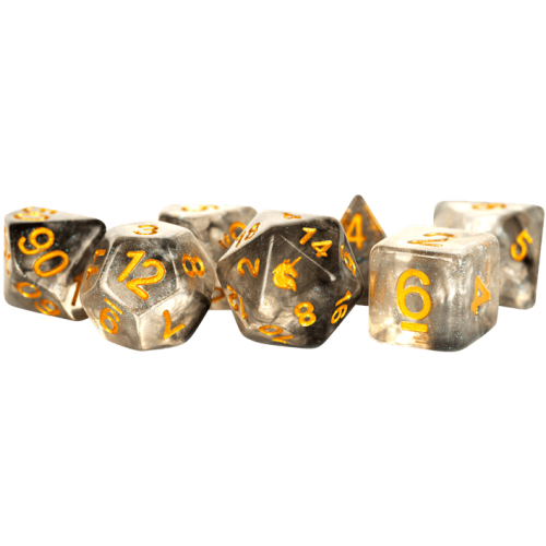 Unicorn Resin Polyhedral Dice Set Rogue Rage
