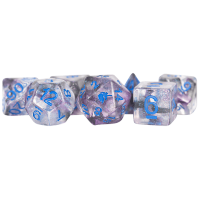 Unicorn Resin Polyhedral Dice Set Stellar Storm